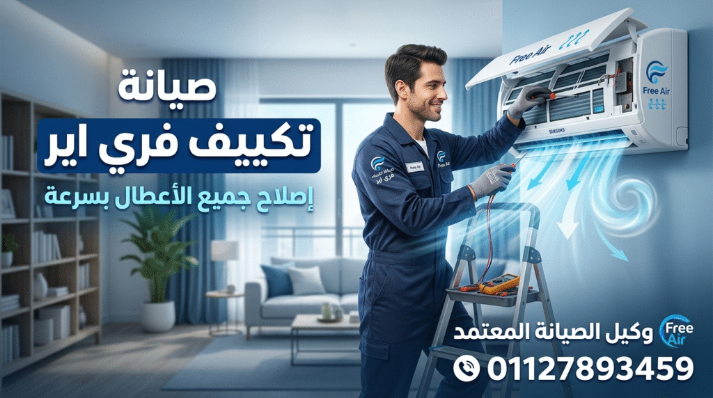 صيانة تكييف فري اير خدمة منزلية 24 ساعة من وكيل الصيانة المعتمد