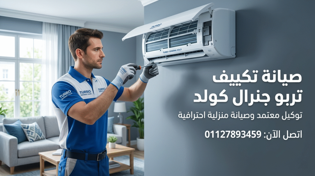 صيانة تكييف تربو جنرال كولد خدمة منزلية احترافية من وكيل الصيانة المعتمد